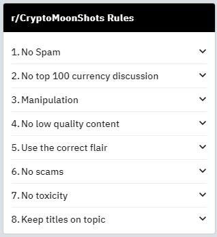 Subreddit Rules